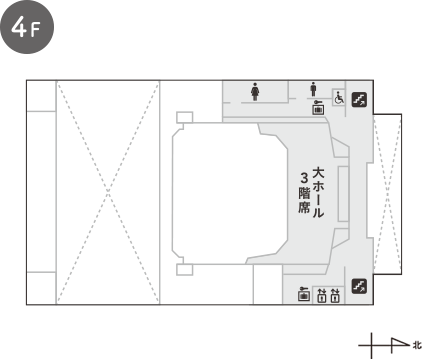 フロアマップ 施設ガイド やまぎん県民ホール